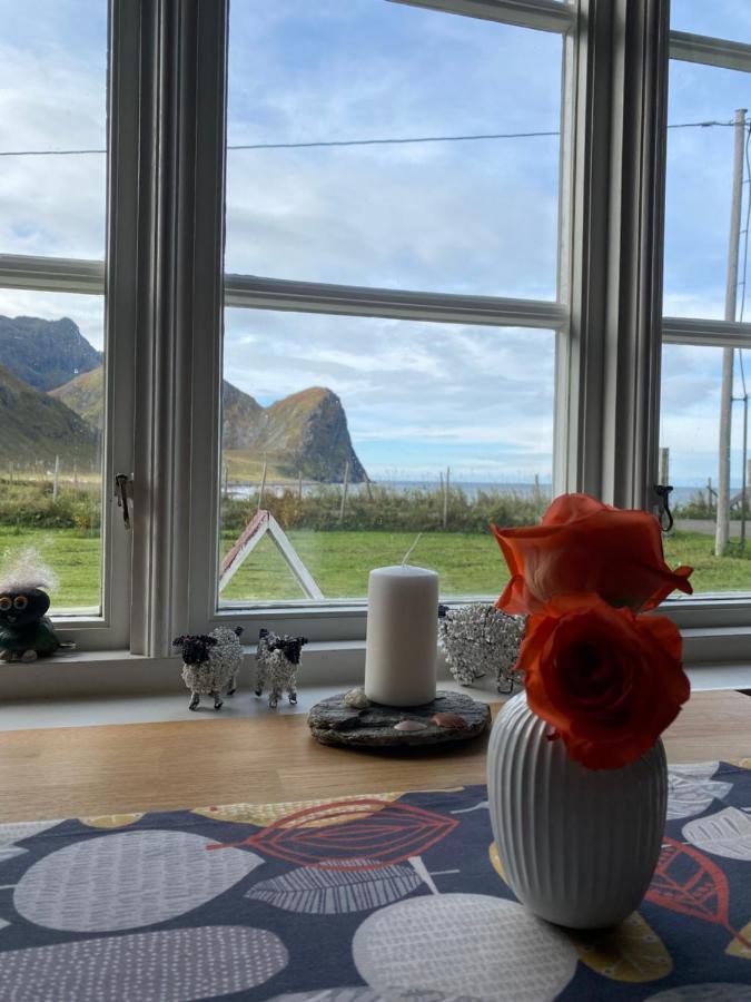Unstad Cabin With Seaview Unnstad ภายนอก รูปภาพ