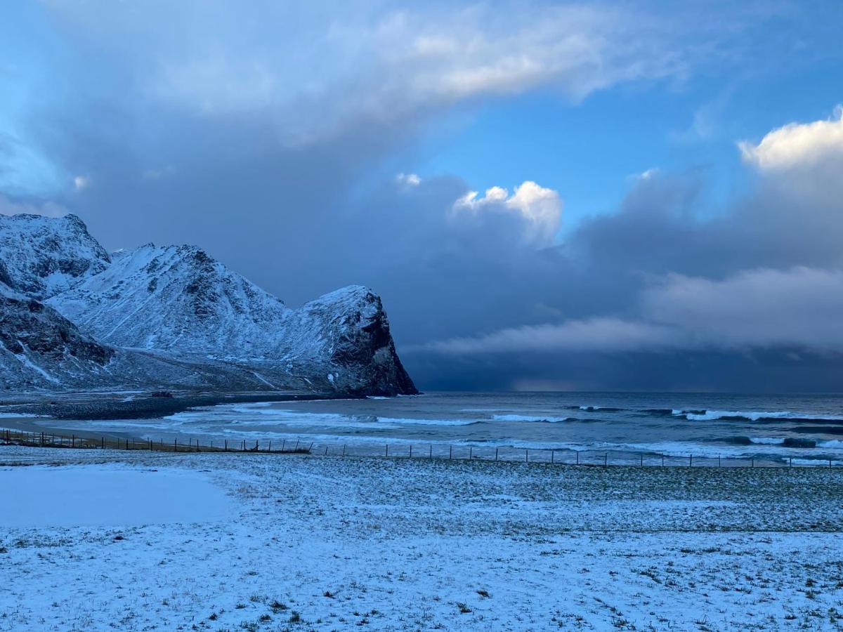 Unstad Cabin With Seaview Unnstad ภายนอก รูปภาพ