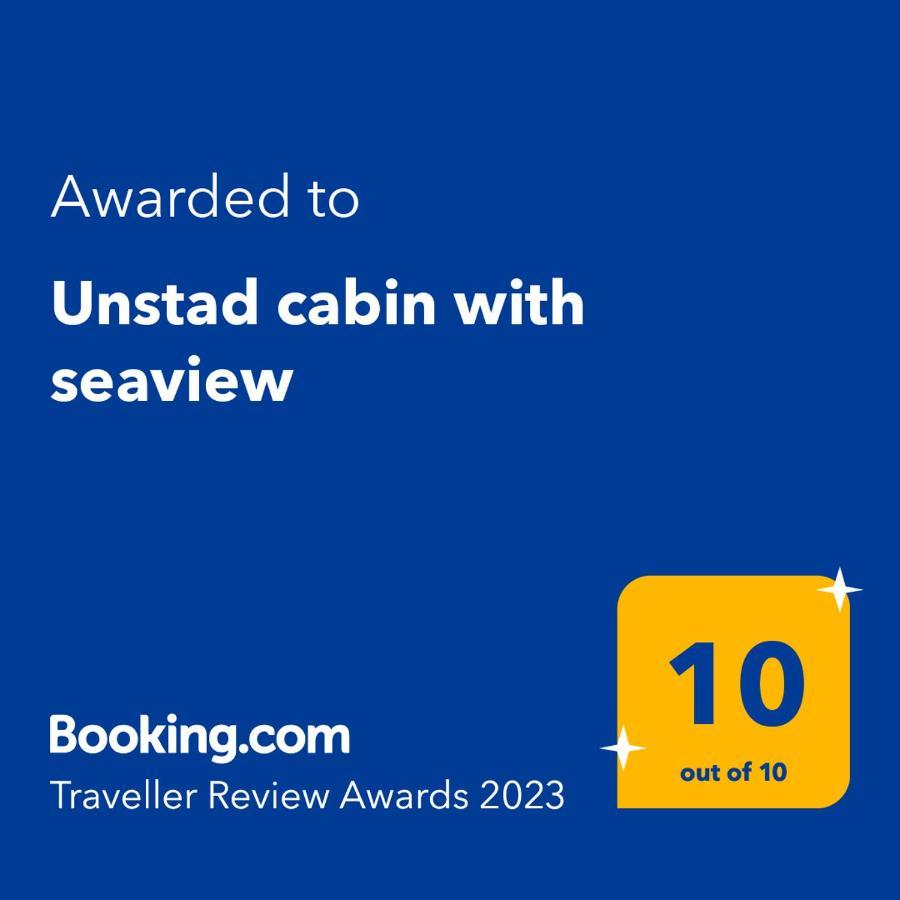 Unstad Cabin With Seaview Unnstad ภายนอก รูปภาพ