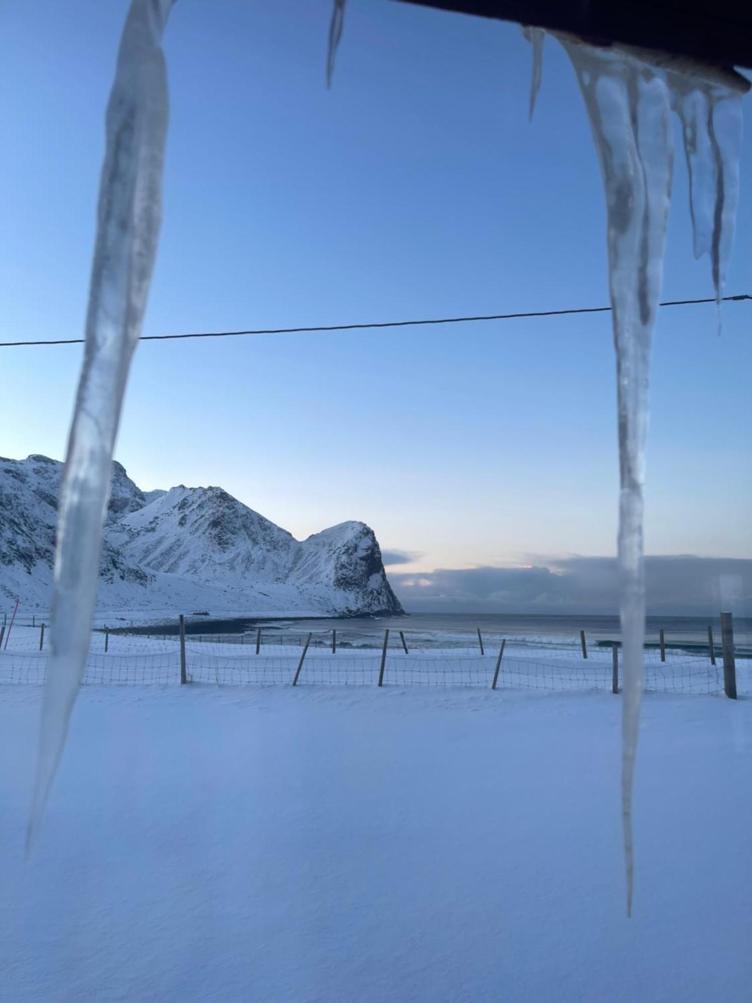 Unstad Cabin With Seaview Unnstad ภายนอก รูปภาพ